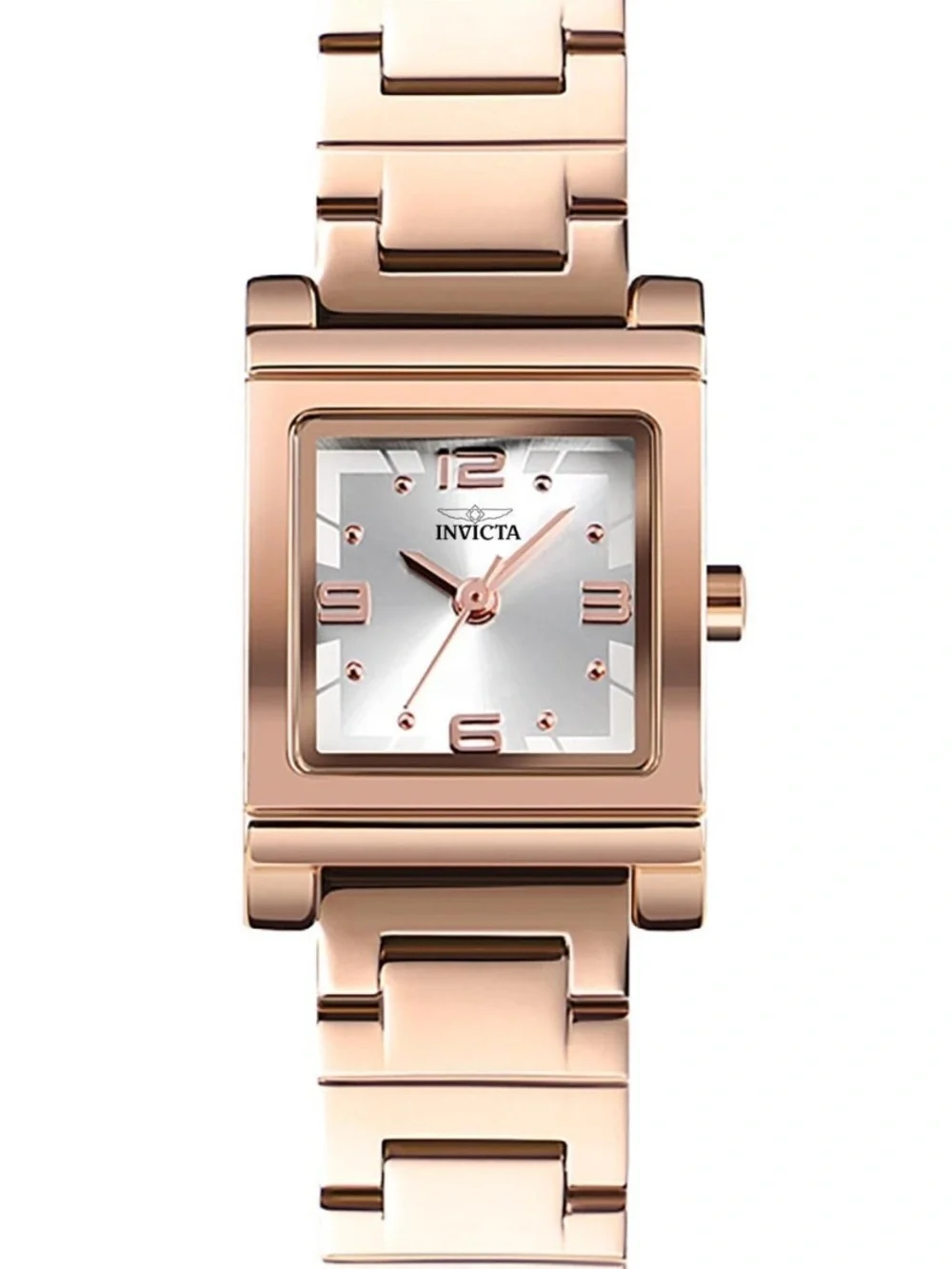 Invicta Women’s Rose Gold Tone Square Bracelet Watch - New with Box